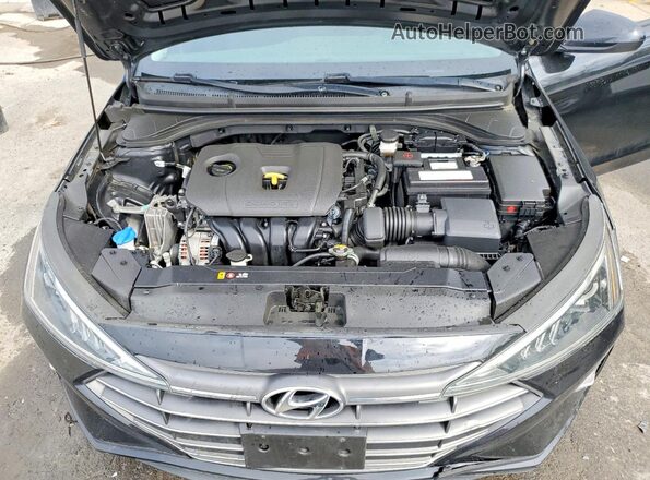 5NPD74LFXLH599159 2020 HYUNDAI ELANTRA Black Вид задньої частини салону