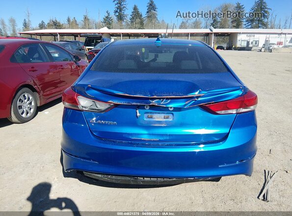 5NPD84LF0HH210324 2017 HYUNDAI ELANTRA Blue წინა ხედი