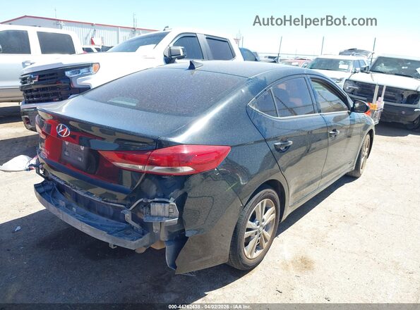 5NPD84LF0JH218185 2018 HYUNDAI ELANTRA Black Rear right