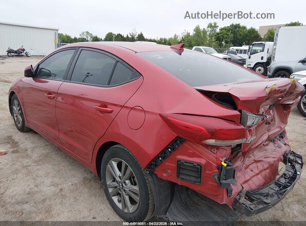 5NPD84LF0JH400601 2018 HYUNDAI ELANTRA Red Tył lewy