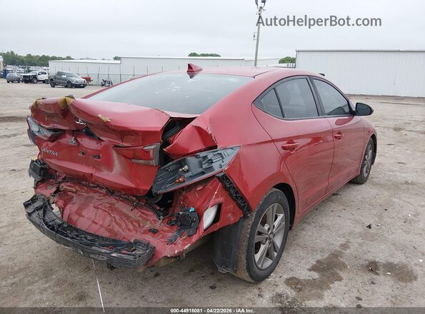 5NPD84LF0JH400601 2018 HYUNDAI ELANTRA Red Tył prawy