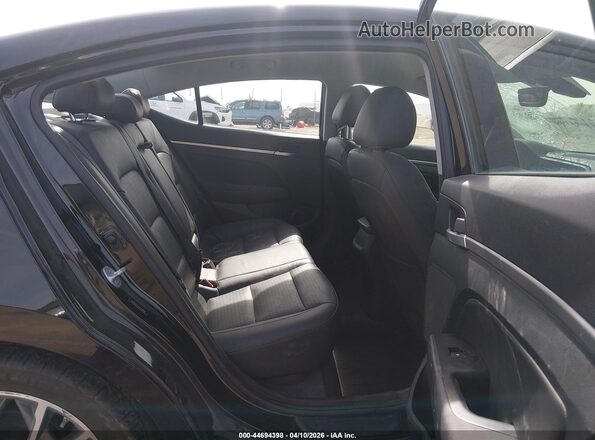 5NPD84LF0KH460668 2019 HYUNDAI ELANTRA Black Widok naklejki z numerem VIN