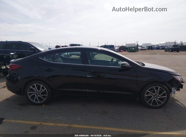 5NPD84LF0KH460668 2019 HYUNDAI ELANTRA Black Widok wnętrza 360 stopni