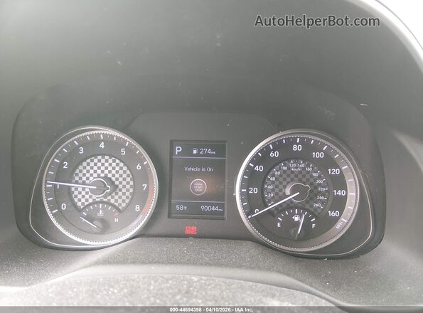 5NPD84LF0KH460668 2019 HYUNDAI ELANTRA Black Widok tylnych siedzeń