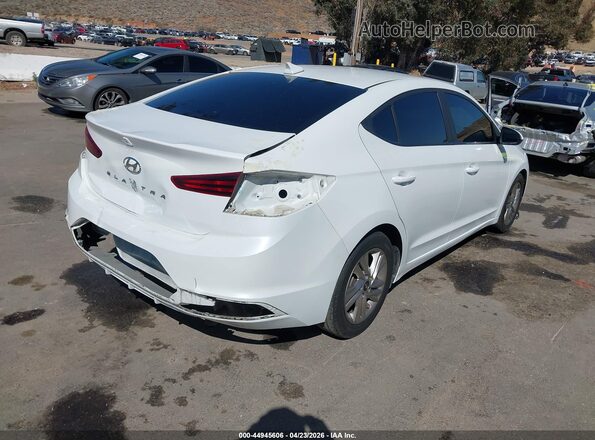 5NPD84LF0KH492987 2019 HYUNDAI ELANTRA White Tył prawy