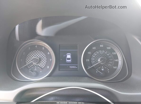 5NPD84LF0KH492987 2019 HYUNDAI ELANTRA White Widok tylnych siedzeń
