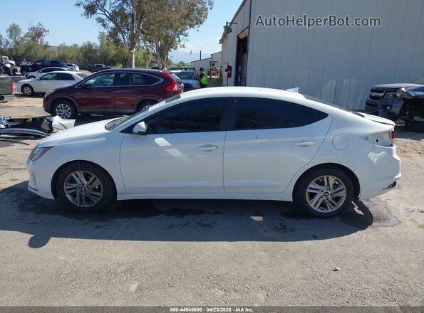 5NPD84LF0KH492987 2019 HYUNDAI ELANTRA White Widok wnętrza 360 stopni
