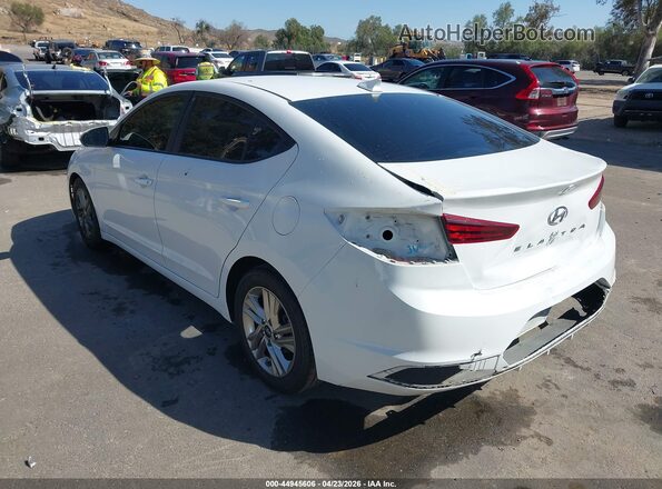 5NPD84LF0KH492987 2019 HYUNDAI ELANTRA White Tył lewy