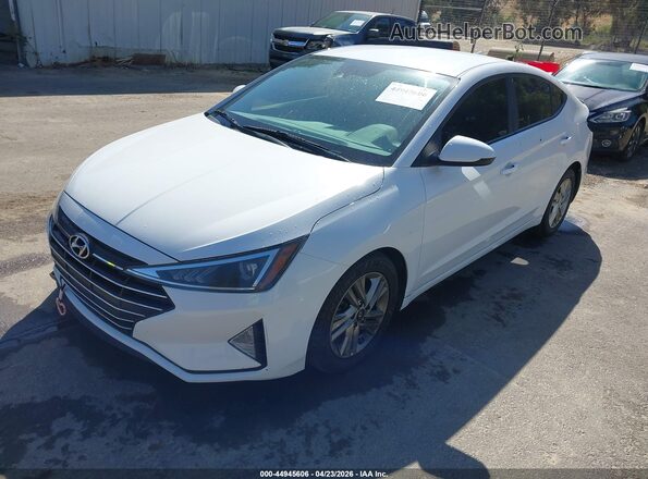 5NPD84LF0KH492987 2019 HYUNDAI ELANTRA White Przód lewy