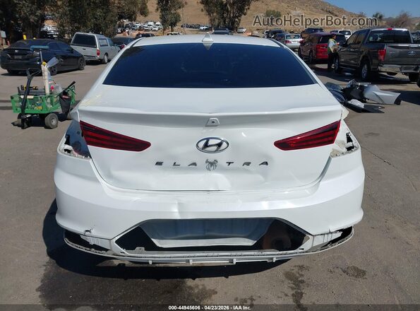 5NPD84LF0KH492987 2019 HYUNDAI ELANTRA White 