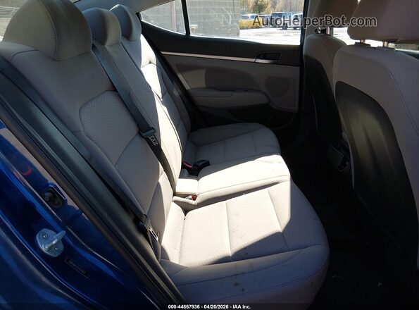 5NPD84LF0LH522622 2020 HYUNDAI ELANTRA Blue Вид наклейки з VIN-кодом