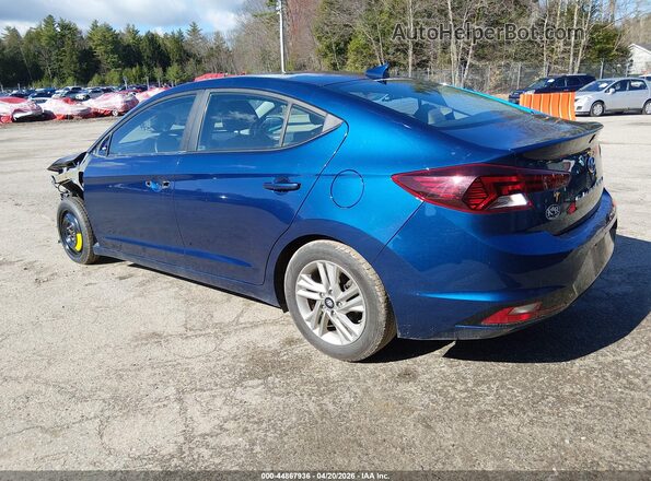 5NPD84LF0LH522622 2020 HYUNDAI ELANTRA Blue Задня ліва чверть