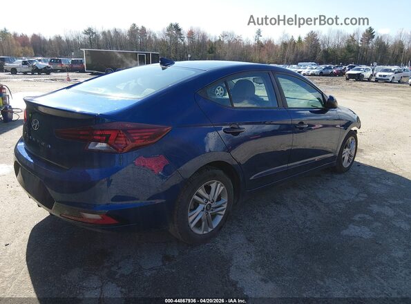 5NPD84LF0LH522622 2020 HYUNDAI ELANTRA Blue Задня права чверть