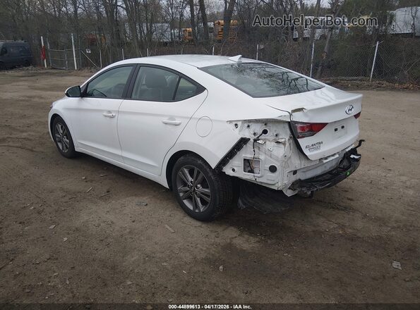 5NPD84LF1HH004784 2017 HYUNDAI ELANTRA White Rear left