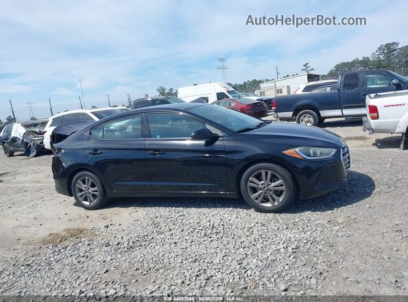 5NPD84LF1HH132510 2017 HYUNDAI ELANTRA Black Панорамний вид салону 360°