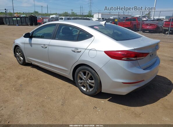 5NPD84LF1HH158489 2017 HYUNDAI ELANTRA Silver Rear left