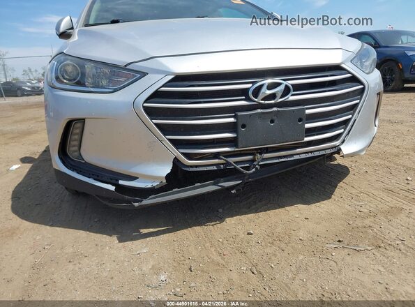 5NPD84LF1HH158489 2017 HYUNDAI ELANTRA Silver Front view