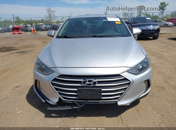 5NPD84LF1HH158489 2017 HYUNDAI ELANTRA Silver Instrument cluster view