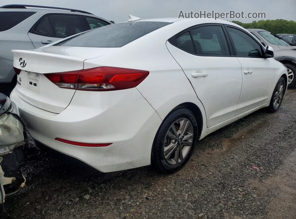 5NPD84LF1JH282395 2018 HYUNDAI ELANTRA White Trasero derecho