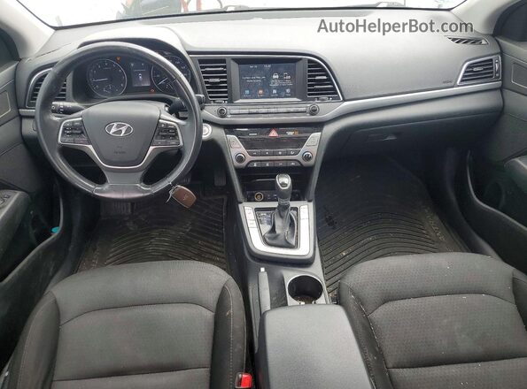 5NPD84LF1JH282395 2018 HYUNDAI ELANTRA White Vista del salpicadero
