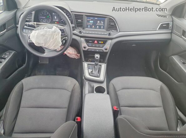 5NPD84LF1JH345706 2018 HYUNDAI ELANTRA White Widok deski rozdzielczej