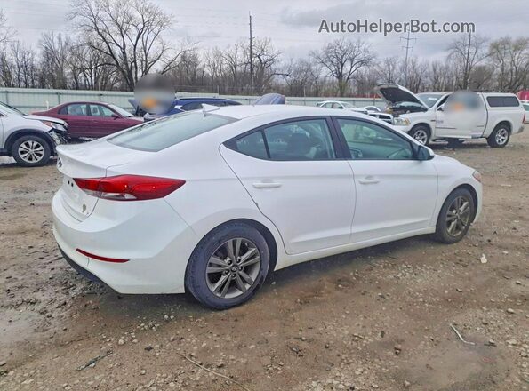 5NPD84LF1JH345706 2018 HYUNDAI ELANTRA White Tył prawy