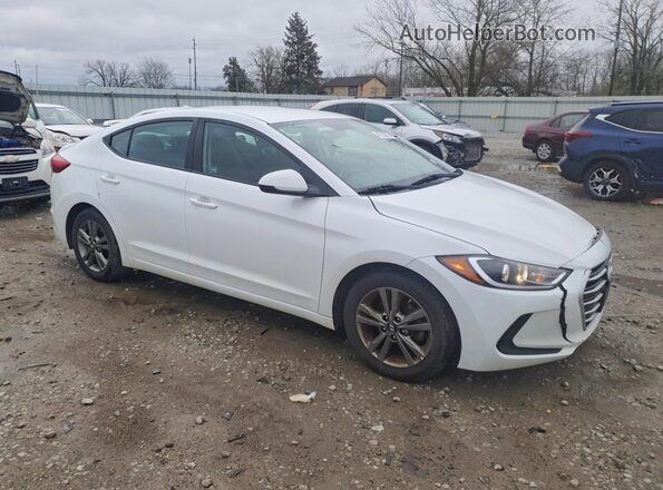 5NPD84LF1JH345706 2018 HYUNDAI ELANTRA White Przód prawy