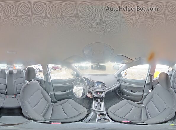 5NPD84LF1JH345706 2018 HYUNDAI ELANTRA White Widok naklejki z numerem VIN
