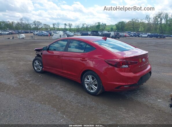 5NPD84LF1LH518627 2020 HYUNDAI ELANTRA Red უკანა მარცხენა