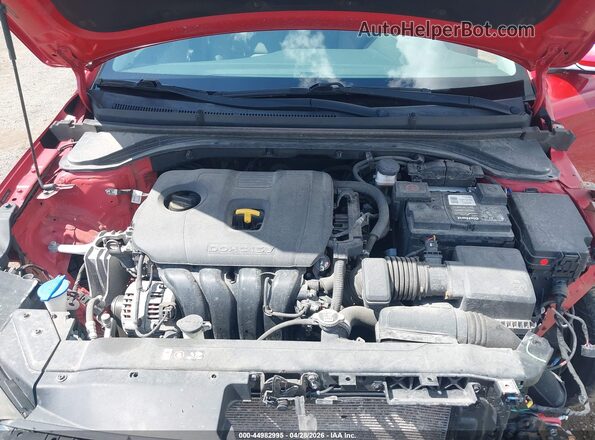 5NPD84LF1LH518627 2020 HYUNDAI ELANTRA Red უკანა ხედი
