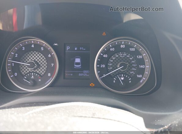 5NPD84LF1LH518627 2020 HYUNDAI ELANTRA Red უკანა სავარძლების ხედი