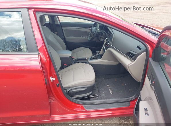 5NPD84LF1LH518627 2020 HYUNDAI ELANTRA Red წინა სალონის ხედი