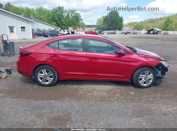 5NPD84LF1LH518627 2020 HYUNDAI ELANTRA Red სალონის 360-გრადუსიანი ხედი