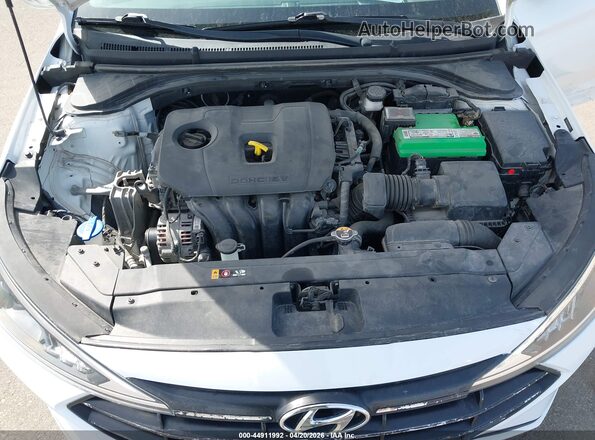5NPD84LF1LH558867 2020 HYUNDAI ELANTRA White Вид ззаду