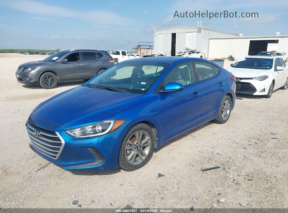 5NPD84LF2HH108779 2017 HYUNDAI ELANTRA Blue Przód lewy