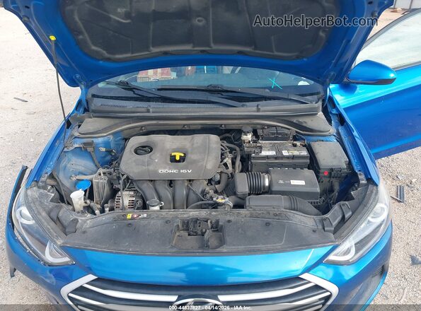 5NPD84LF2HH108779 2017 HYUNDAI ELANTRA Blue Widok z tyłu