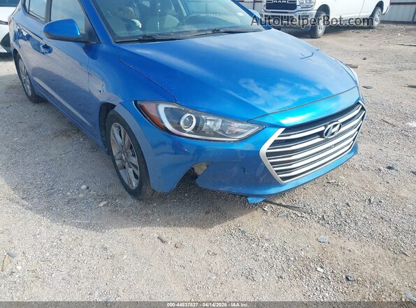 5NPD84LF2HH108779 2017 HYUNDAI ELANTRA Blue Widok z przodu