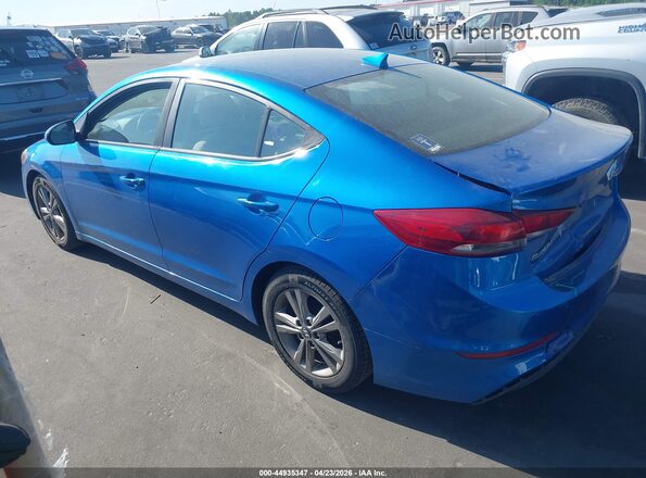 5NPD84LF2HH119622 2017 HYUNDAI ELANTRA Blue Trasero izquierdo