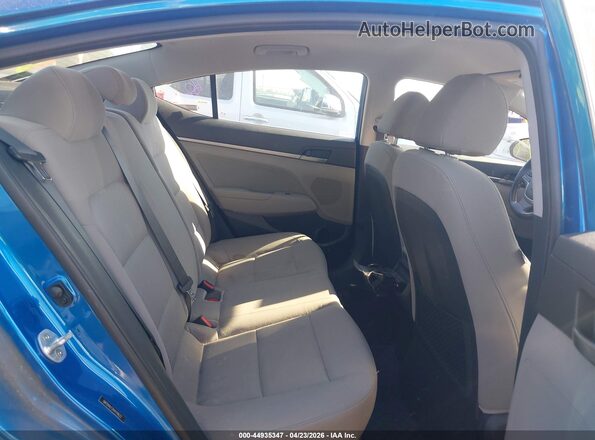 5NPD84LF2HH119622 2017 HYUNDAI ELANTRA Blue Vista de la etiqueta del VIN