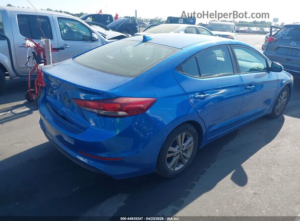 5NPD84LF2HH119622 2017 HYUNDAI ELANTRA Blue Trasero derecho