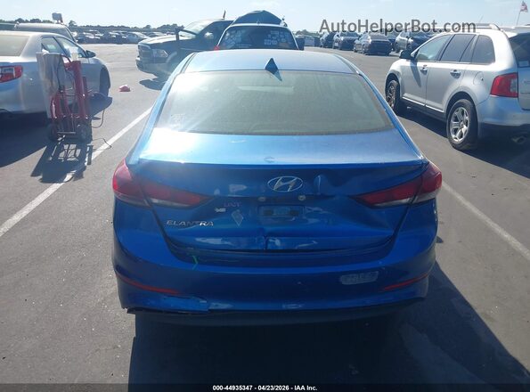 5NPD84LF2HH119622 2017 HYUNDAI ELANTRA Blue 