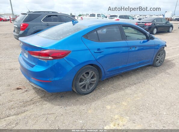 5NPD84LF2HH183207 2017 HYUNDAI ELANTRA Blue Rear right