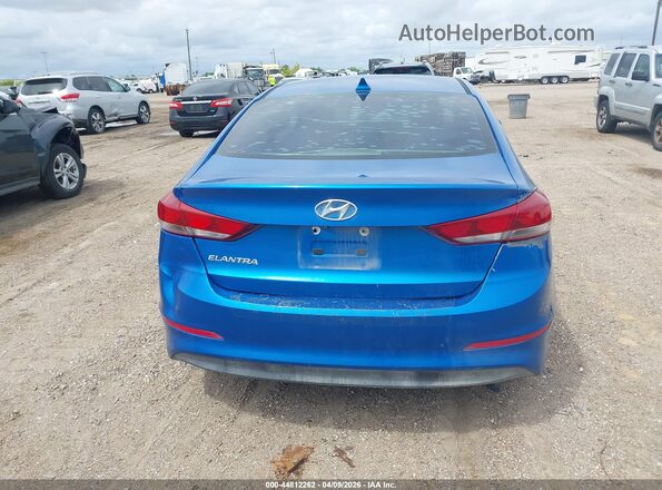 5NPD84LF2HH183207 2017 HYUNDAI ELANTRA Blue 