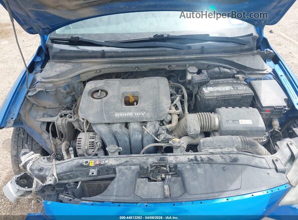 5NPD84LF2HH183207 2017 HYUNDAI ELANTRA Blue Rear view