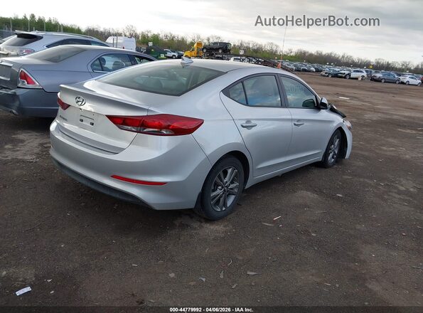 5NPD84LF2JH218687 2018 HYUNDAI ELANTRA Silver Հետևի աջ