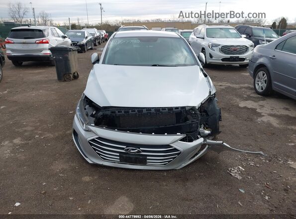 5NPD84LF2JH218687 2018 HYUNDAI ELANTRA Silver Սարքավորումների վահանակի տեսք
