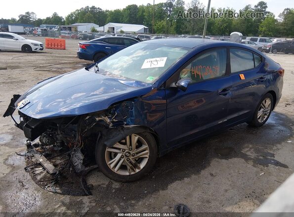 5NPD84LF2KH417420 2019 HYUNDAI ELANTRA Синий Панорамный вид салона 360°