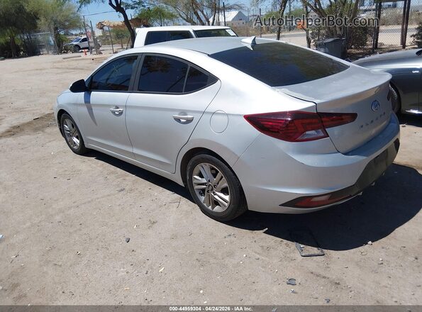 5NPD84LF2KH435853 2019 HYUNDAI ELANTRA Silver Tył lewy