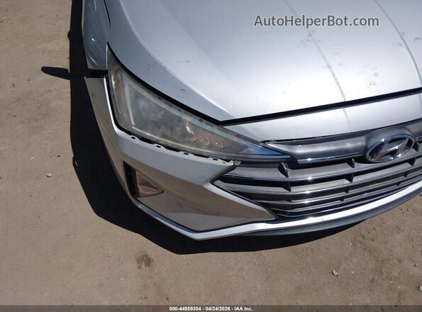 5NPD84LF2KH435853 2019 HYUNDAI ELANTRA Silver Widok z przodu