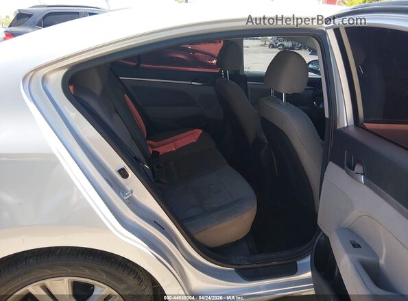 5NPD84LF2KH435853 2019 HYUNDAI ELANTRA Silver Widok naklejki z numerem VIN